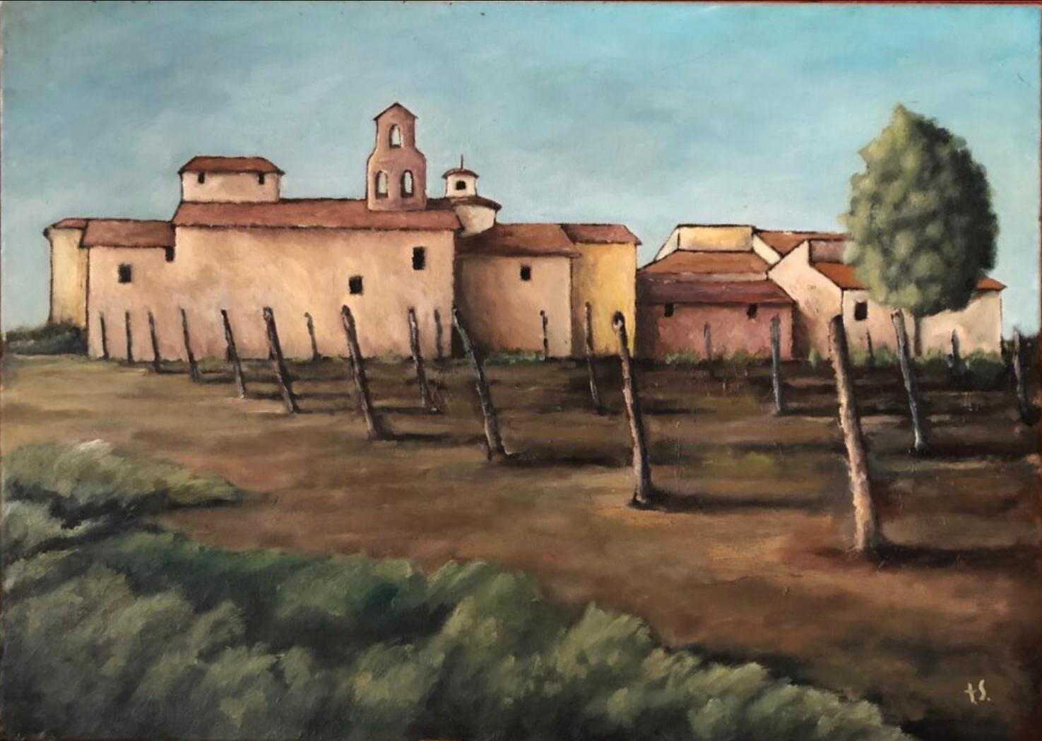 La traiana, olio su tela 50×70 cm, 2006 - opera di Fabrizio Scarselli